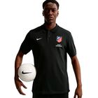 Nike men's black crest polo